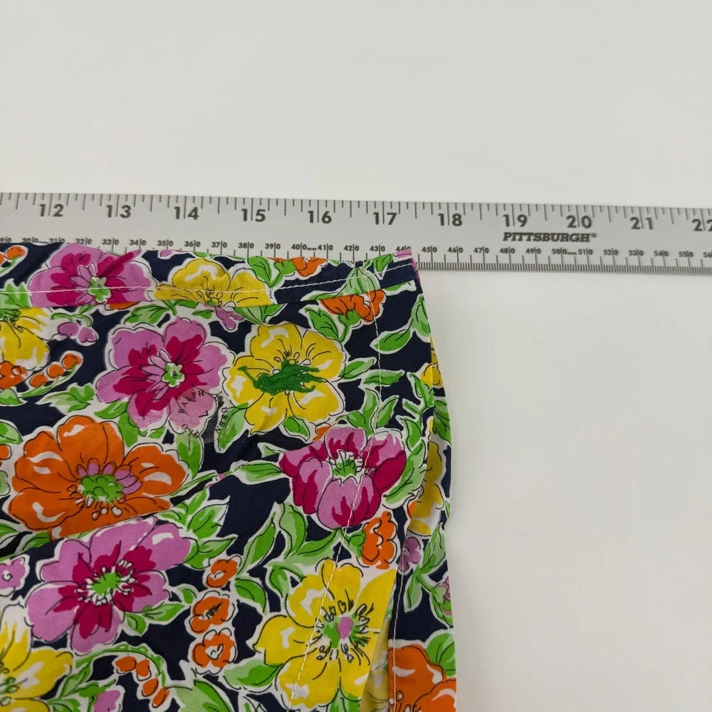 Polo‎ Ralph Lauren Mens Floral Swim Trunks Navy Blue Pink Orange Large